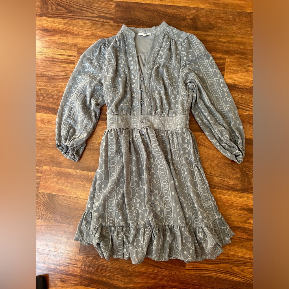 Blue Grey Baltic Born Dress